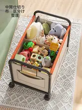 おもちゃ収納ラック【移動可能・多層・子供用】（セットアップ対応）