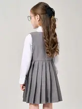 学院風キャミソールドレス【フリルスカート・歌唱用・女児用】（セットアップ対応）
