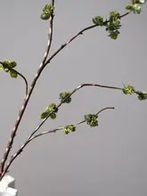 高級感あるグリーンの花芽アートフラワー【リビング装飾・和のテイスト】