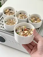 蒸し碗 家庭用 陶器 茹で卵の蒸し料理 デザート 蒸し野菜 蒸しご飯 焼き菓子