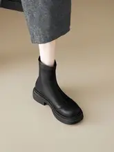 隠れた厚底マーチンブーツ【内蔵ヒール・スリムフィット・加圧インソール・秋冬用】（セットアップ対応）