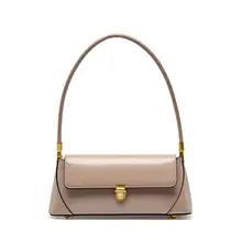 高級感あるレザー製 レディース アンダーアームバッグ【ヴィンテージスタイル・トート型・ショルダー付き】