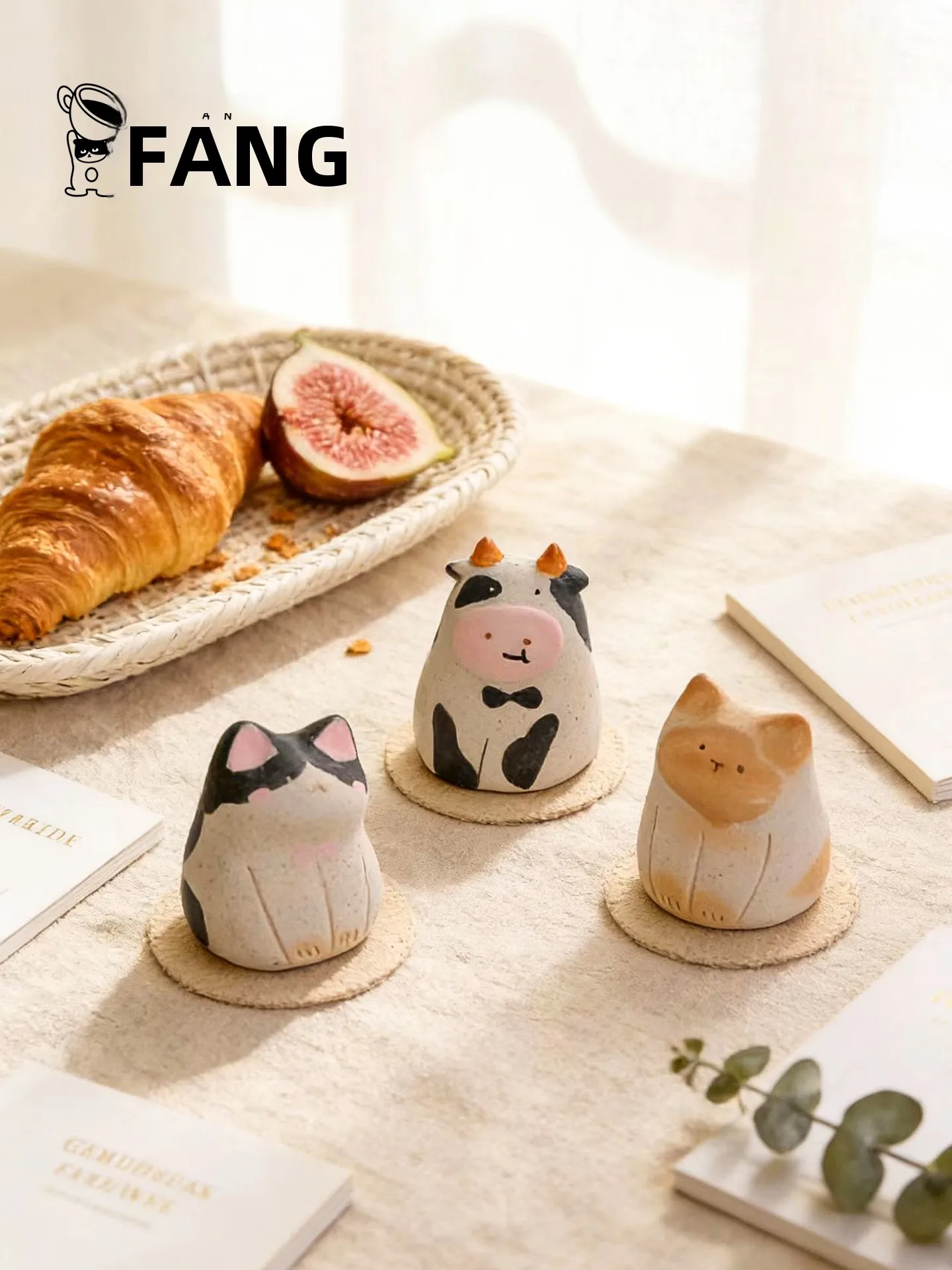 陶製キャットフィギュアで香りを楽しむおうち時間アイテム