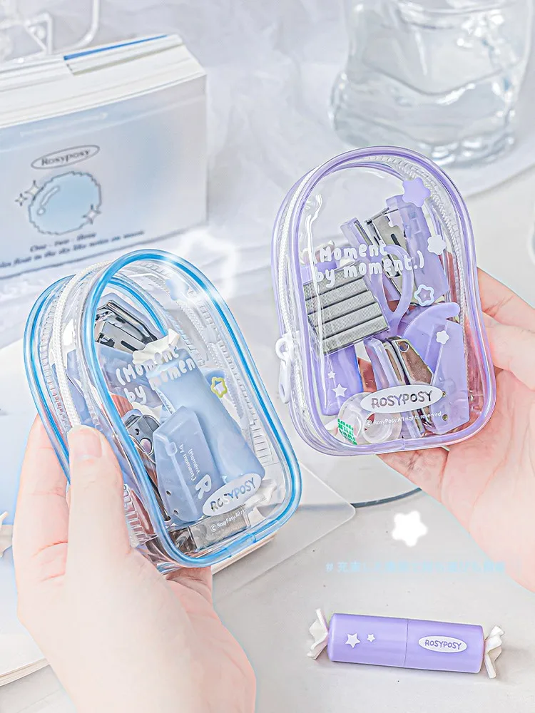 RosyPosy ミニ文具ツールセット：学用品としての実用性とスタイリッシュデザインのバランス