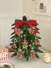 ジンジャーブレッドマン 装飾 吊るし飾り クリスマスツリー装飾 DIY 小飾り 擬似クッキー