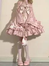 春の桜デザインのロリータワンピース【ノースリーブ・オリジナルデザイン】