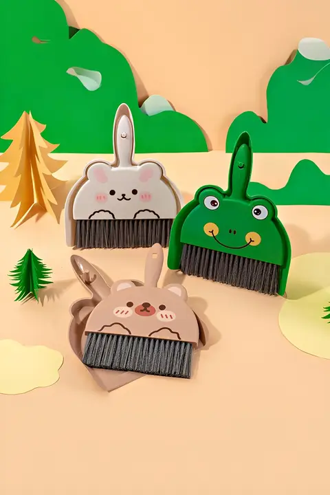 デスク用ミニ掃除セット【スイープ・ちりとり付き・子供・ペット対応】