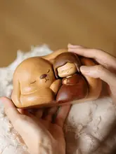 置物 天然木 うさぎ 癒やし インテリア 卓上 プレゼント 女の子