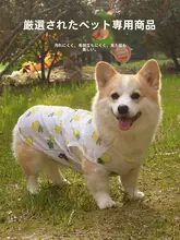 春夏用犬服【柴犬やコーギーに最適・軽量・毛が抜けにくい・UVカット】
