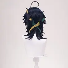 二色の挑染ショートウィッグ【キャラクターコスプレ用・前髪あり】
