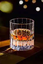 江戸切子 K9無鉛クリスタルグラス【星模様・洋酒・ウィスキー用】