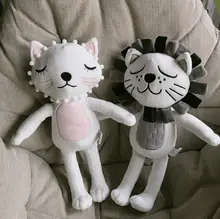 ぬいぐるみ クッション キッズ ボーイズ ガールズ ライオン 猫 北欧風 癒やし 子供部屋 インテリア 撮影 インスタ映え