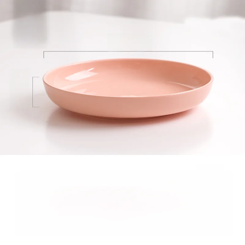 高温釉下彩色陶器プレート【食器・家用・高級感】