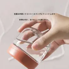 保存瓶 ガラス  透明 コンパクト 蓋付き 密閉 ジャム ハチミツ キッチン収納 「alaniz」