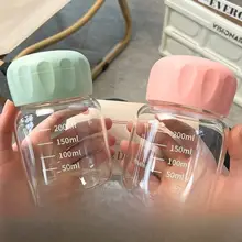 耐熱ミニガラスカップ【コーヒー・ミルク用・ポータブル・可愛らしいデザイン】