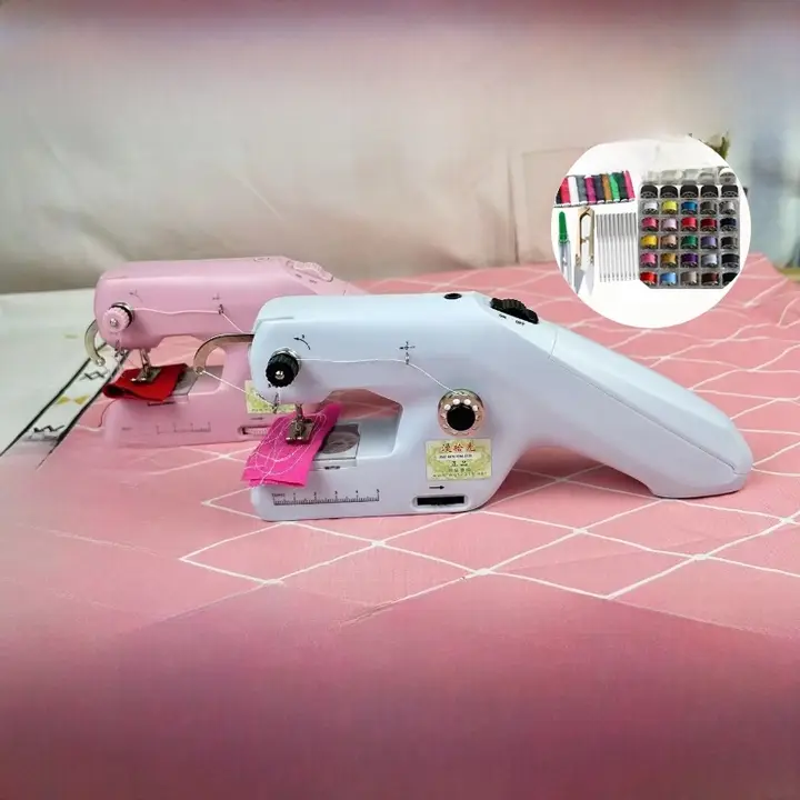 ハンドヘルド電動ミシン 家庭用 小型 全自動 ミニ ポータブル