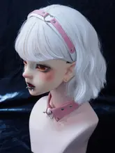ハート型フェイクレザー ヘアバンド【ピンク・手作り・アクセサリー】