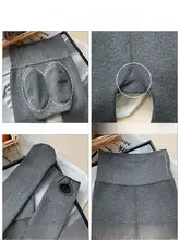 高腰デザインの加厚保暖コットンタイツ【極上の柔らかさ・黒・秋冬用】