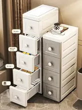 収納キャビネット 隙間収納 狭小スペース対応 スタンドキャビネット 移動式スライドデザイン