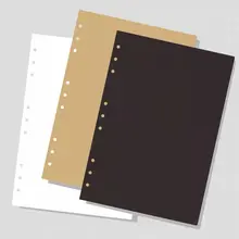 アルバム用リフィル バインダー用紙 9穴 B5サイズ 厚手クラフト紙 DIYアルバム 手作り 差し替え用