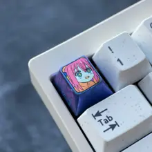 個性的な金属製キーボードキーキャップ【チタン合金・アルマイト加工・氷晶カラーデザイン】