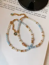 華やかな天然天河石と白水晶のブレスレット【女性向け・洗練されたデザイン・カラフル】
（セットアップ対応）