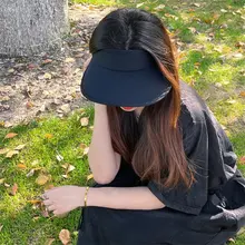 冷感素材の空頂日除け帽子【紫外線対策・アウトドア用・広めのつば】