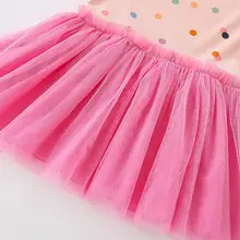 ワンピース キ  ッズ ガールズ 半袖 丸襟 チュール プリンセス ふんわり おしゃれ 夏