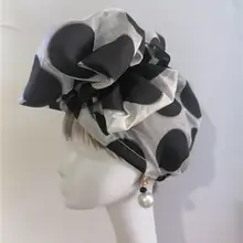夸张花朵 ハット 春秋用 女性用 ヴィンテージスタイル