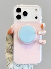 マグネット式スタンド付きケース【衝撃に強い・シンプルデザイン・二色展開】（セットアップ対応）