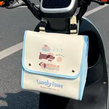 高機能な防水電動自転車用ハンギングバッグ【大容量・前面取り付け・便利な収納】