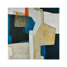 SevenArt 抽象的な色彩のハンドペイント大判油絵【リビングルーム・ソファ背景装飾】