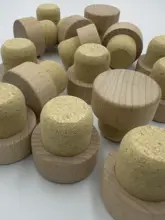 ワイン用T字型コルク栓【手動抜栓タイプ・ソフトコルク・赤ワイン用】