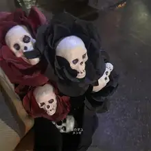 スカルデザインのフェイクローズ【ハロウィン・バー雰囲気・コスプレ撮影用】