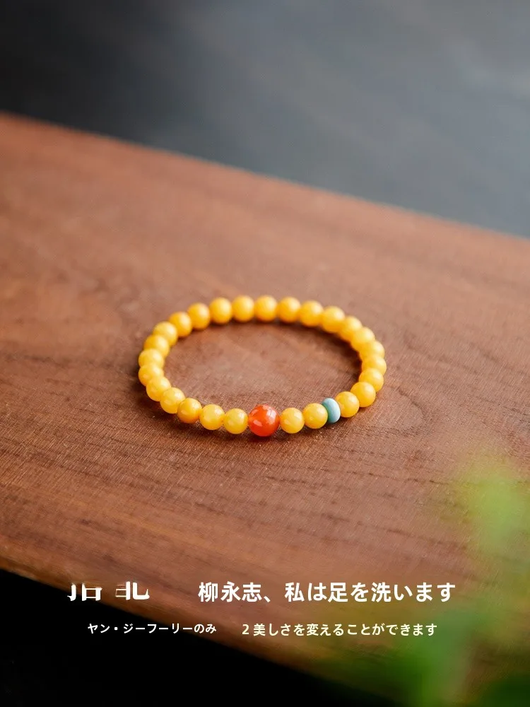 amber color と brown color の違いは？天然琥珀ブレスレットで答えを知る