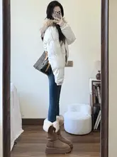 極上の柔らかさのハイウエストデニムパンツ【スリムフィット・九分丈・小柄向け】（セットアップ対応）