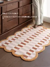 カラフルなヴィンテージ風玄関マット【防滑・家庭用】
