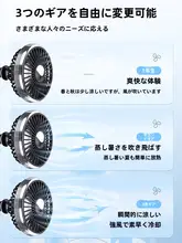 車載扇風機 自動車用扇風機 強力冷却 12v 24v usb 小型扇風機