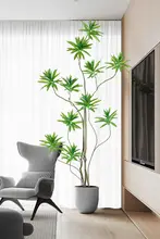 フェイク植物 室内リビングに適した 装飾オブジェ グリーンプラント スタイル