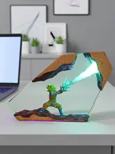 手作り 孫悟空の亀派気功デスクランプ【ドラゴンボール アニメ関連・インテリア小物】