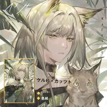 アークナイツ ケルシー カラーペーパー メッセージカード【ロドス】【アニメゲーム関連】