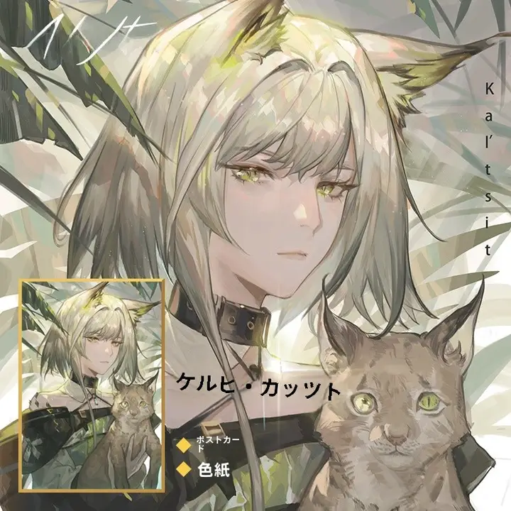 アークナイツ ケルシー カラーペーパー メッセージカード【ロドス】【アニメゲーム関連】