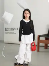 女児用春秋コーディネート【軽量・ロングスリーブ・カジュアルパンツ】（セットアップ対応）