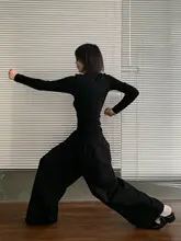 フラワーベースパンツ 三色 ウエストゴム パンツ バギーパンツ