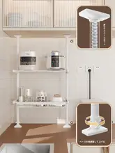 多機能キッチン収納ラック【穴あけ不要・調味料・鍋用・水槽上置き・多層設計】