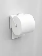 シンプルな磁石付きキッチンペーパーホルダー【穴あけ不要・壁掛けタイプ・保鮮膜収納対応】