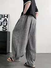 男士ワイドレッグアイスシルクパンツ【刺繍デザイン・アンティーク風】（セットアップ対応）