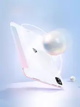 SmartDevil iPad Air用 保護ケース【透明アクリル・非対称デザイン・Apple Pencilスロット付き】