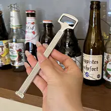 ドイツ製18/10ステンレス製ビールオープナー【厚手・個性的デザイン】