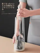 家用長柄洗浄ブラシ【隅々まで落とせる・カップ用・ボトル用】